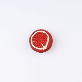 03014006-40 Украшение для обуви Гранат для универсальные красный фото №3