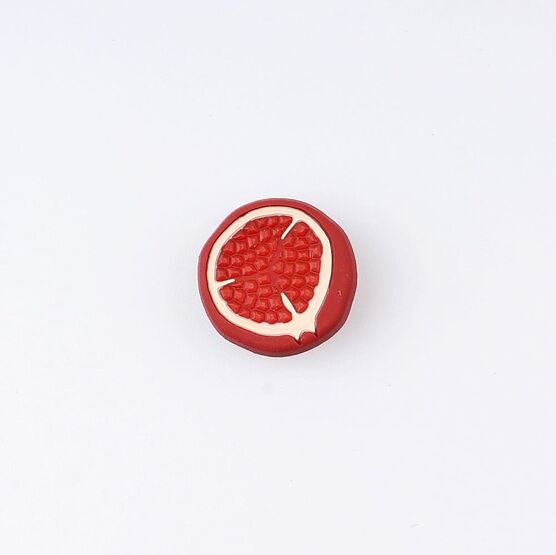 03014006-40 Украшение для обуви Гранат для универсальные красный фото №3