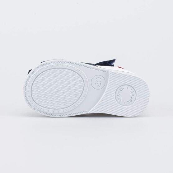 022158-21 Кожаные сандалии Первые шаги Серфер для мальчики синий + белый фото №3