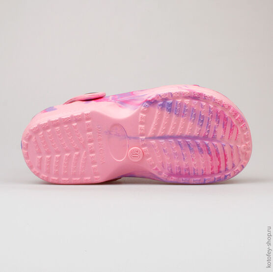 525003-01 Пляжная обувь розовая для девочки розовый фото №3