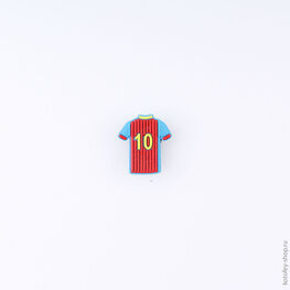 03014003-40 Украшение для обуви Футболка синяя для мальчики синий