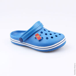 03014003-40 Украшение для обуви Футболка синяя для мальчики синий фото №3