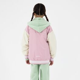 07857065-40 Куртка-бомбер для девочки розовый для девочки розовый фото №3