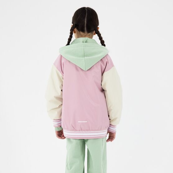 07857065-40 Куртка-бомбер для девочки розовый для девочки розовый фото №3