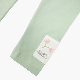 07861110-30 Лосины для девочки зеленый для девочки зеленый фото №3