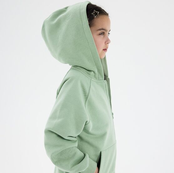 07864084-40 Костюм олимпийка + брюки зеленый для девочки зеленый фото №4