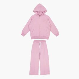 07864084-41 Костюм олимпийка + брюки розовый для девочки розовый