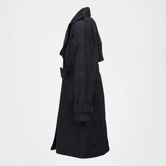 07872004-42 Плащ-тренч детский черный для девочки черный фото №2