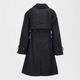 07872004-42 Плащ-тренч детский черный для девочки черный фото №3