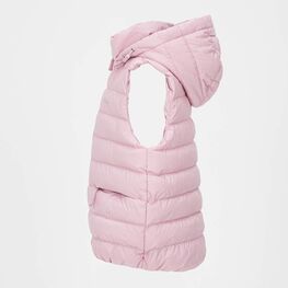 07885004-40 Жилет с капюшоном для девочки розовый для девочки розовый фото №2