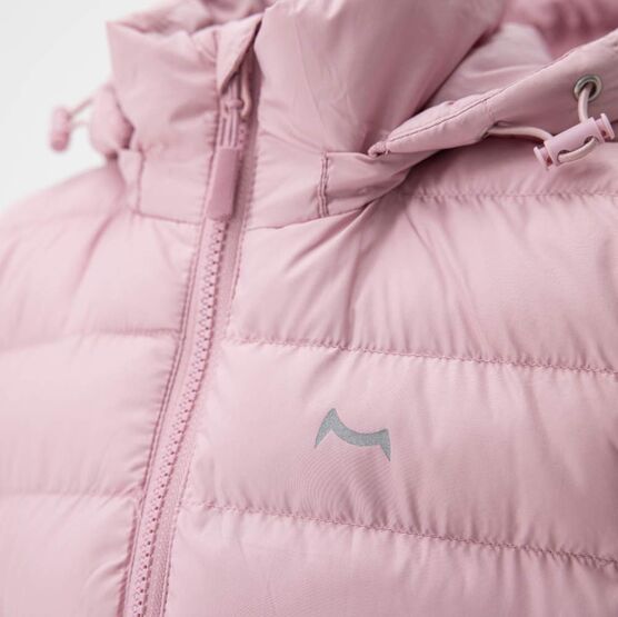 07885004-40 Жилет с капюшоном для девочки розовый для девочки розовый фото №4