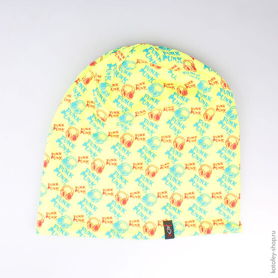 07811059-10 Шапка двойная салатовая для девочки салатовый