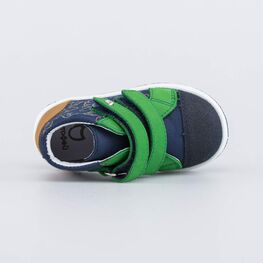 052159-23 Ботинки для первых шагов Динозаврики для мальчики синий фото №4