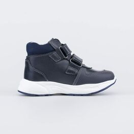 352376-32 Утепленные ботинки на осень/весну Молния для мальчики синий фото №2