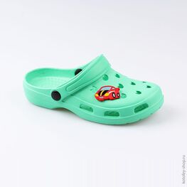 03014004-40 Украшение для обуви Машина красная для мальчики красный фото №2