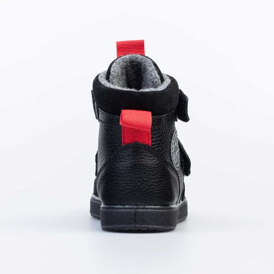 152321-31 Ботинки для мальчики черно-красный фото №5