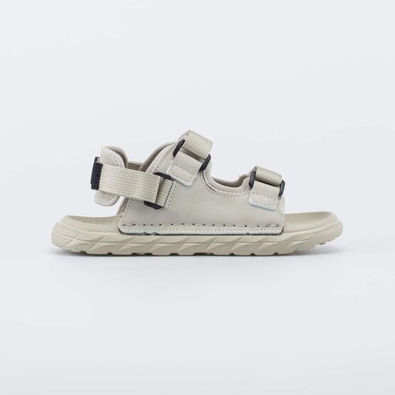 524116-14 Пляжная обувь для мальчика Граффити бежевый для мальчики бежевый + черный фото №2