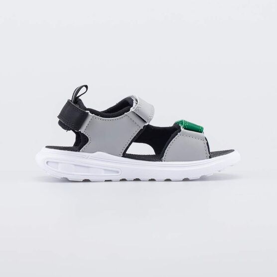524119-11 Пляжные сандалии с LED Геймер для мальчики серый + зеленый фото №2