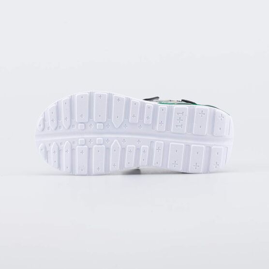 524119-11 Пляжные сандалии с LED Геймер для мальчики серый + зеленый фото №3