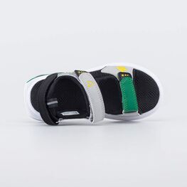 524119-11 Пляжные сандалии с LED Геймер для мальчики серый + зеленый фото №4