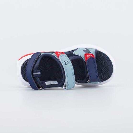 524119-12 Пляжные сандалии с LED Геймер для мальчики синий + красный фото №4