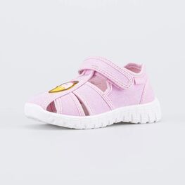 221165-11 Текстильные сандалии для девочки розовый для девочки розовый