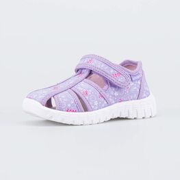 221167-11 Текстильные сандалии для девочки для девочки сиреневый