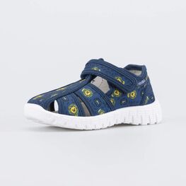 221169-11 Текстильные сандалии Лев для мальчики синий