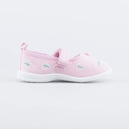 231243-11 Текстильные туфли для детского сада для девочки розовый фото №2