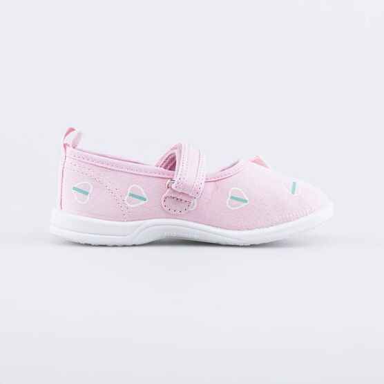 231243-11 Текстильные туфли для детского сада для девочки розовый фото №2