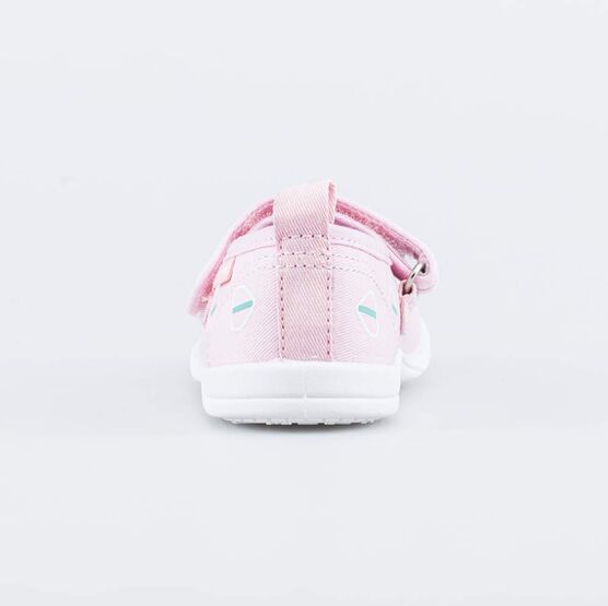 231243-11 Текстильные туфли для детского сада для девочки розовый фото №5