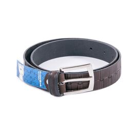 03704003-21 Ремень кожаный для мальчики коричнев.