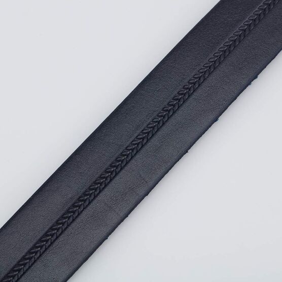 03704030-20 Ремень кожаный синий для мальчики синий фото №3