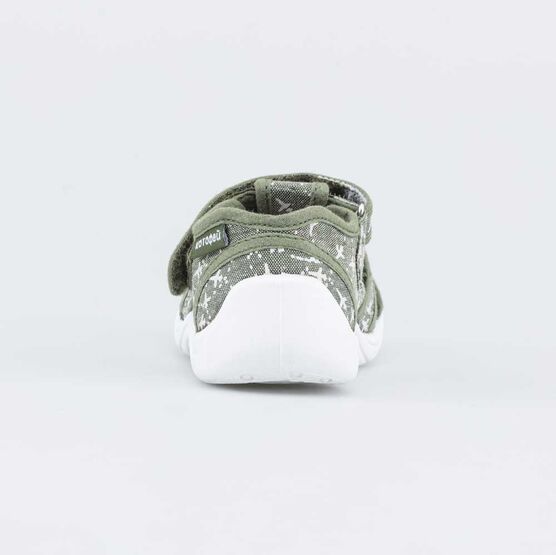 221115-12 Сандалии текстильные для мальчики хаки фото №5