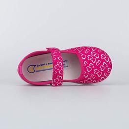 231205-11 Текстильная обувь для девочки фуксия фото №4