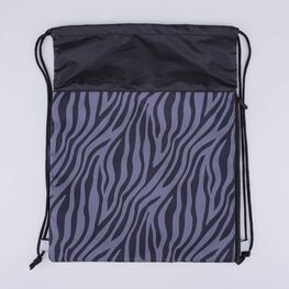 02808238-40 Мешок для обуви Зебра черный для девочки черный