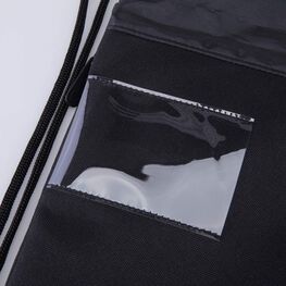 02808238-40 Мешок для обуви Зебра черный для девочки черный фото №4