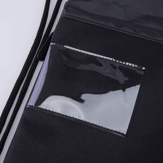 02808238-40 Мешок для обуви Зебра черный для девочки черный фото №4