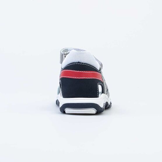 324051-21 Сандалии для мальчика для мальчики бел-син-сер фото №5