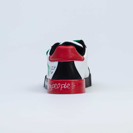 334032-71 Полуботинки для мальчики бел-чер фото №5