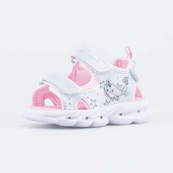 324047-12 Пляжная обувь для девочки персиковый