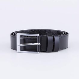 03704004-30 Ремень кожаный для мальчика Черный для мальчики черный