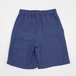 07762041-40 Шорты льняные для мальчика синий для мальчики синий фото №2