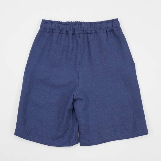 07762041-40 Шорты льняные для мальчика синий для мальчики синий фото №2