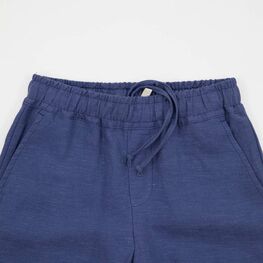 07762041-40 Шорты льняные для мальчика синий для мальчики синий фото №3