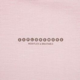 07864080-40 Костюм льняной худи + шорты розовый для девочки розовый фото №3