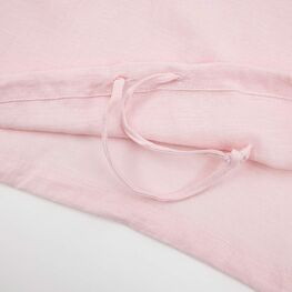 07864080-40 Костюм льняной худи + шорты розовый для девочки розовый фото №4