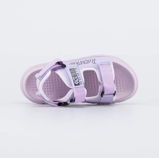 324088-11 Пляжная обувь для девочки Любовь сиреневый для девочки сиреневый фото №4