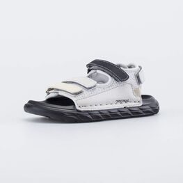 324089-13 Пляжные серые сандалии Оригинал для мальчики серый + бежевый