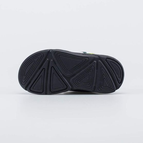 424017-11 Пляжная обувь с системой быстрой шнуровки для мальчики черный + салатовый фото №3